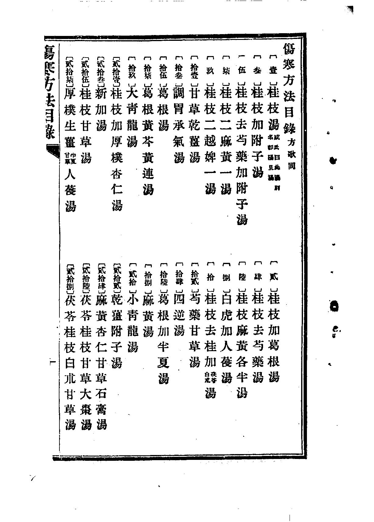 伤寒方法