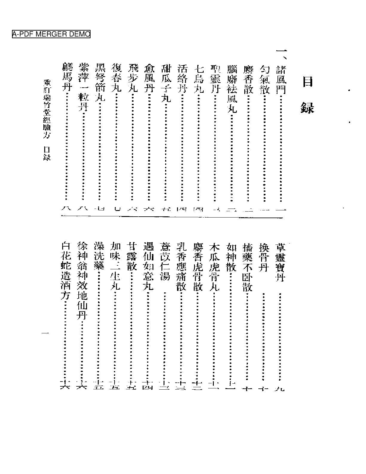 重订瑞竹堂经验方