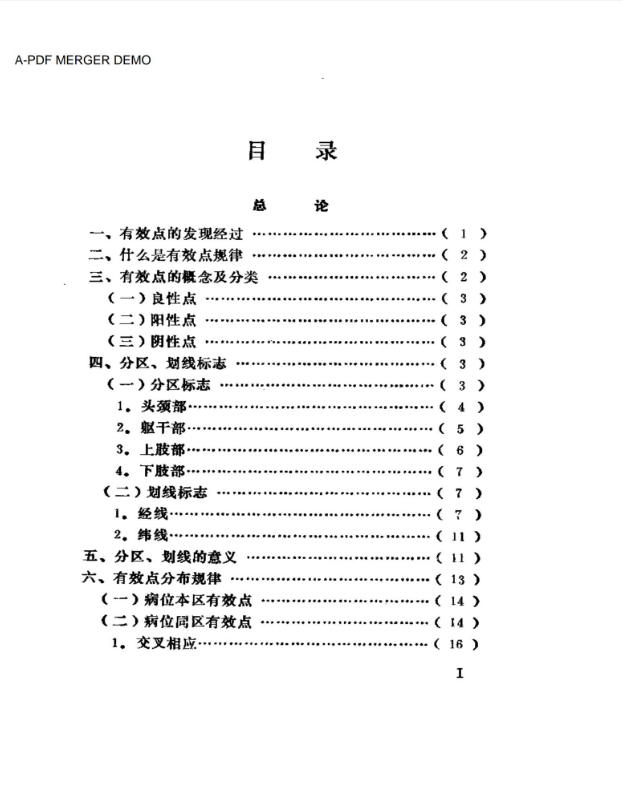 针灸有效点图解