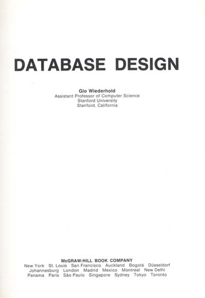 database design 2nd edition gio wiederhold