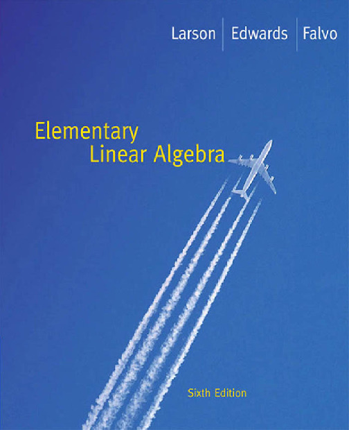 Larson – Edwards y Falvo Elementary Linear Algebra