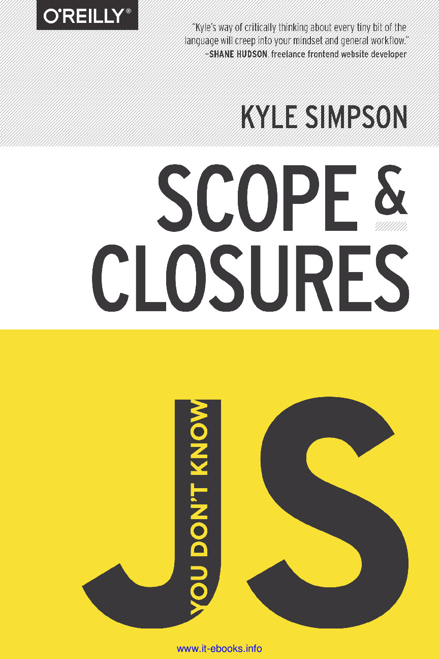 You Don’t Know JS- Scope & Closures