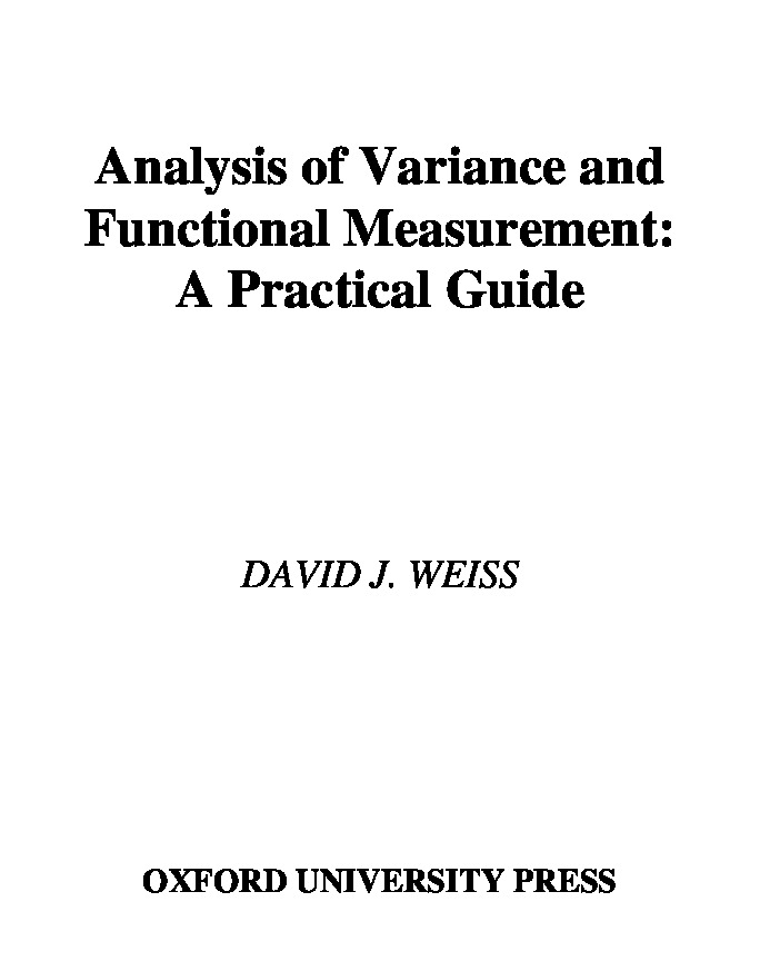 Analysis_of_Variance_&_Functional_Measurement