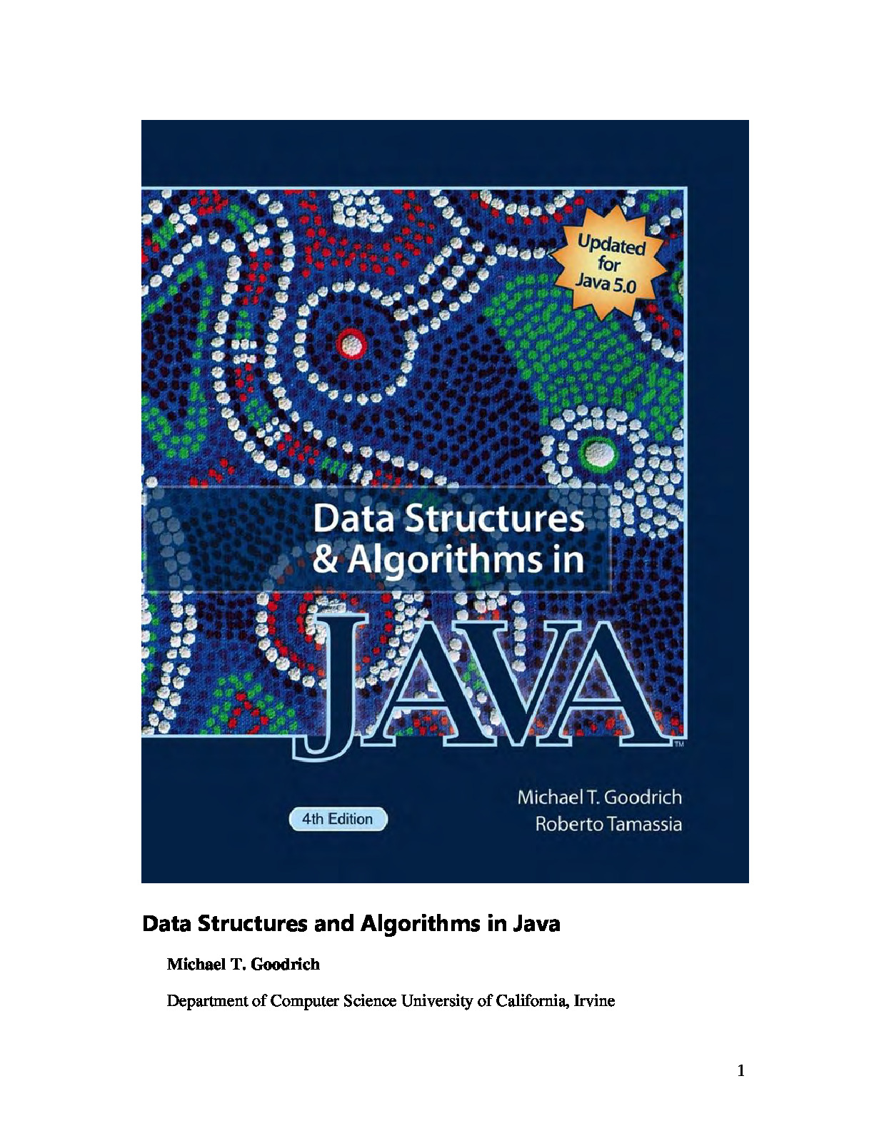 Data Structures and Algorithms in Java Fourth Edition
