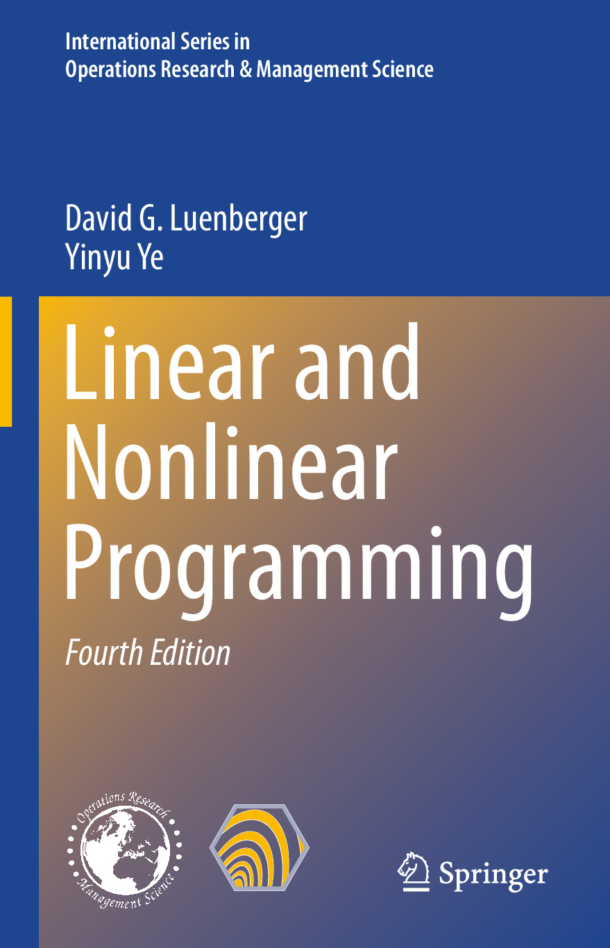 2016_Book_LinearAndNonlinearProgramming