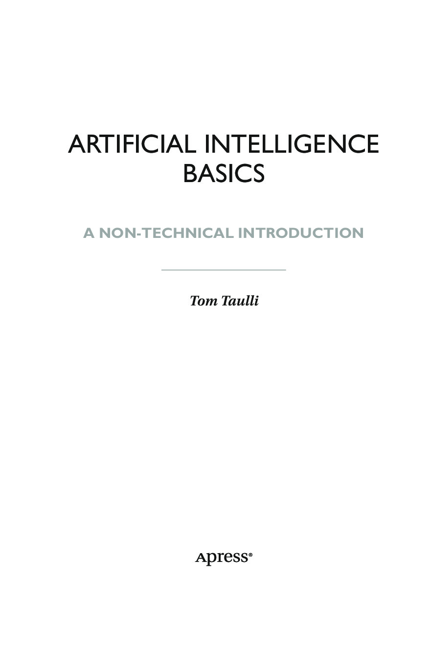 Artificial Intelligence Basics A Non Technical Introduction