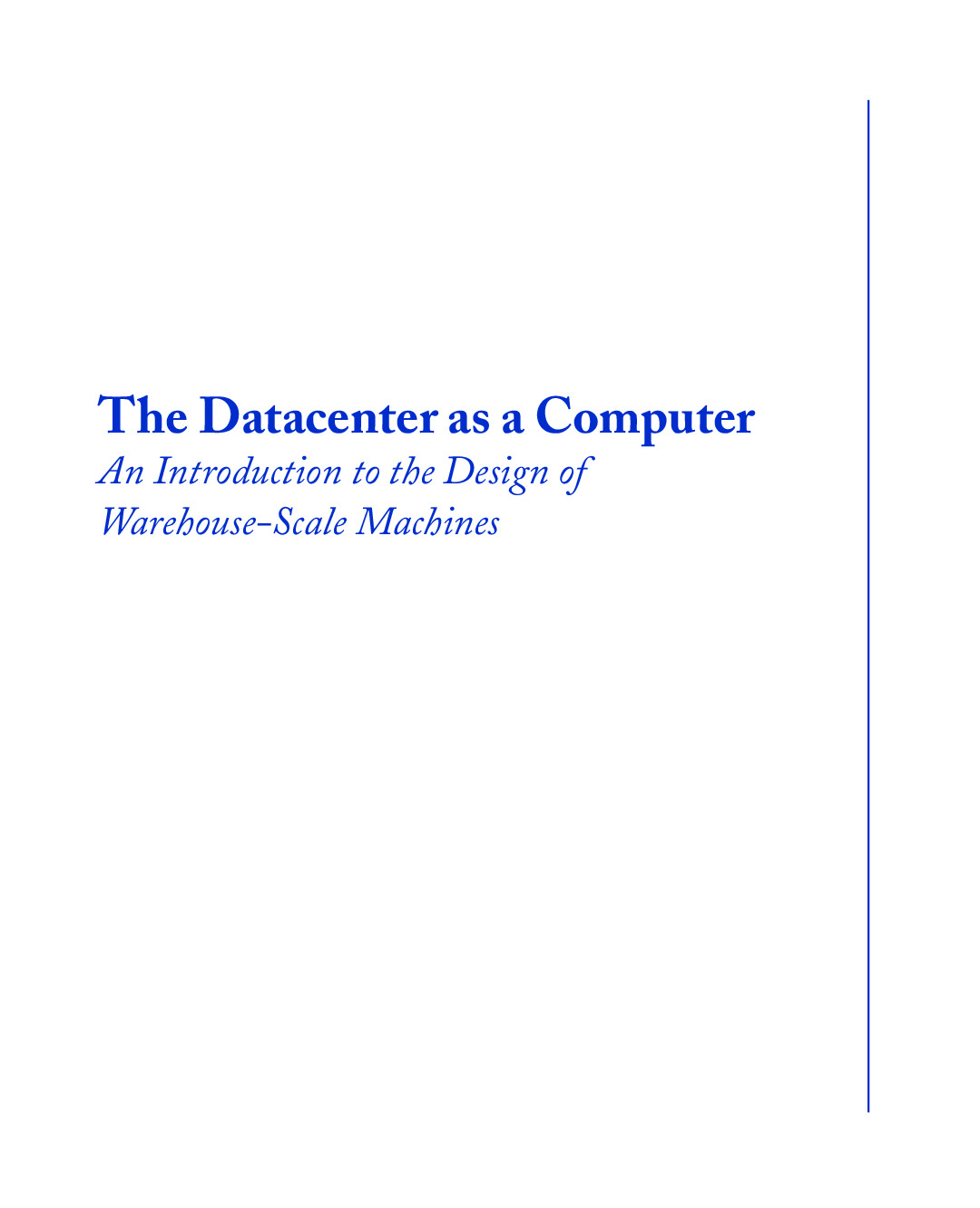 datacenter-as-a-computer
