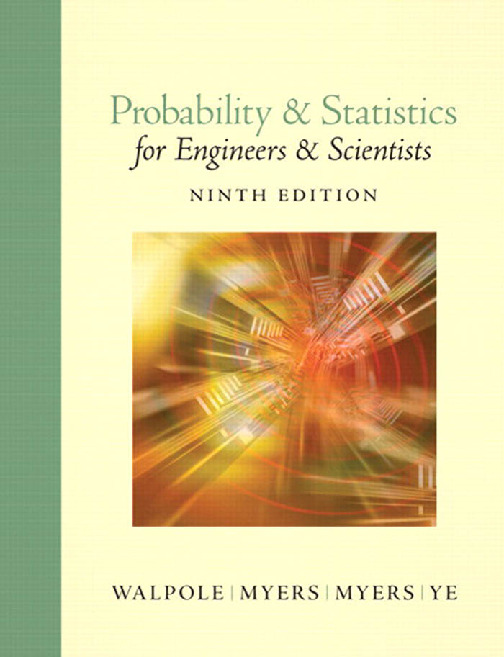 Probability & Statistics for Engineers & Scientists