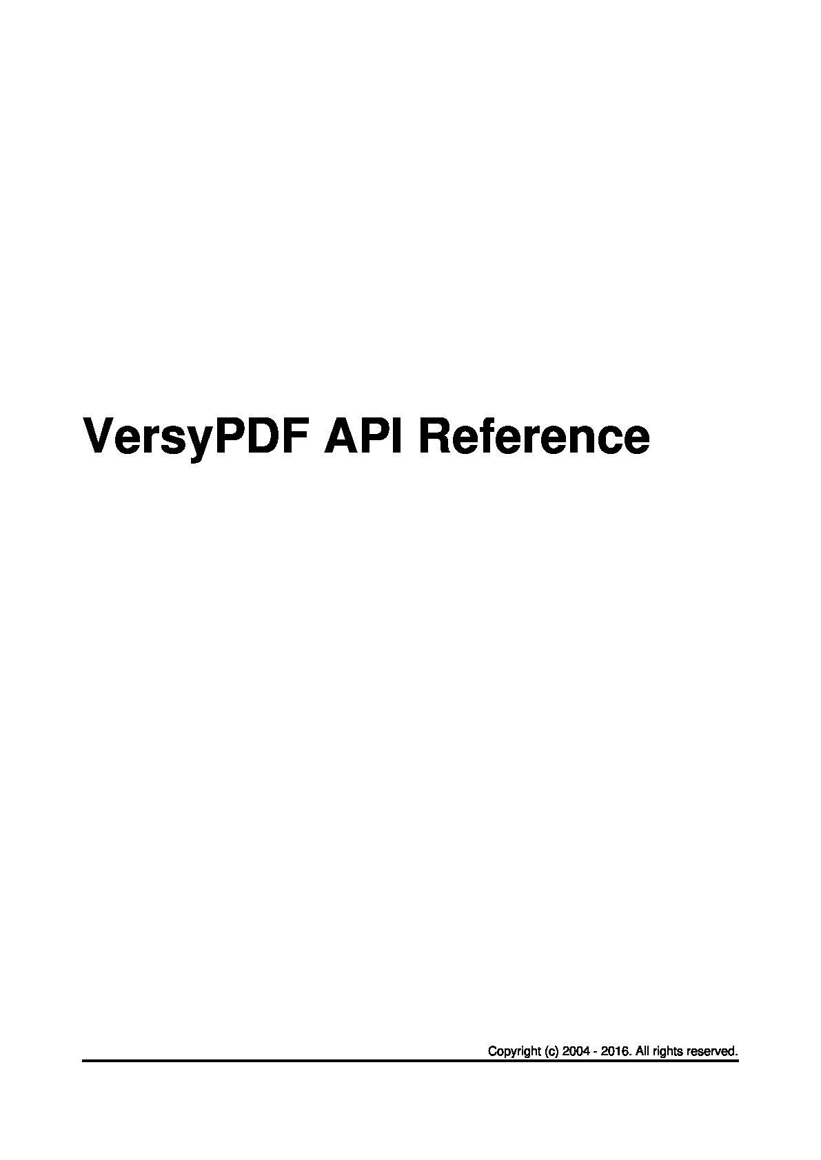 VersyPDF