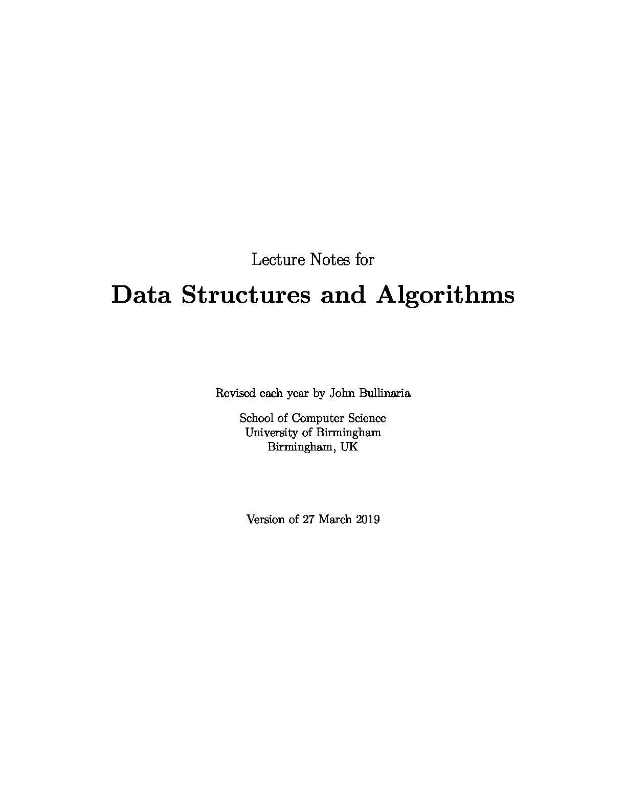 Data Strcucture  And Algorithm