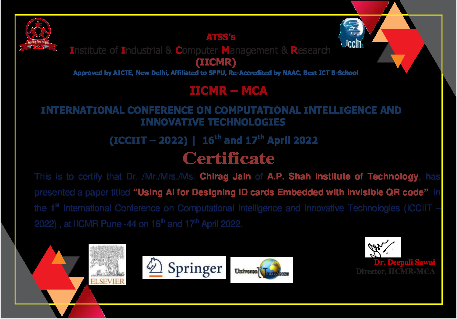 Paper Id 55-Chirag Jain_Certificate