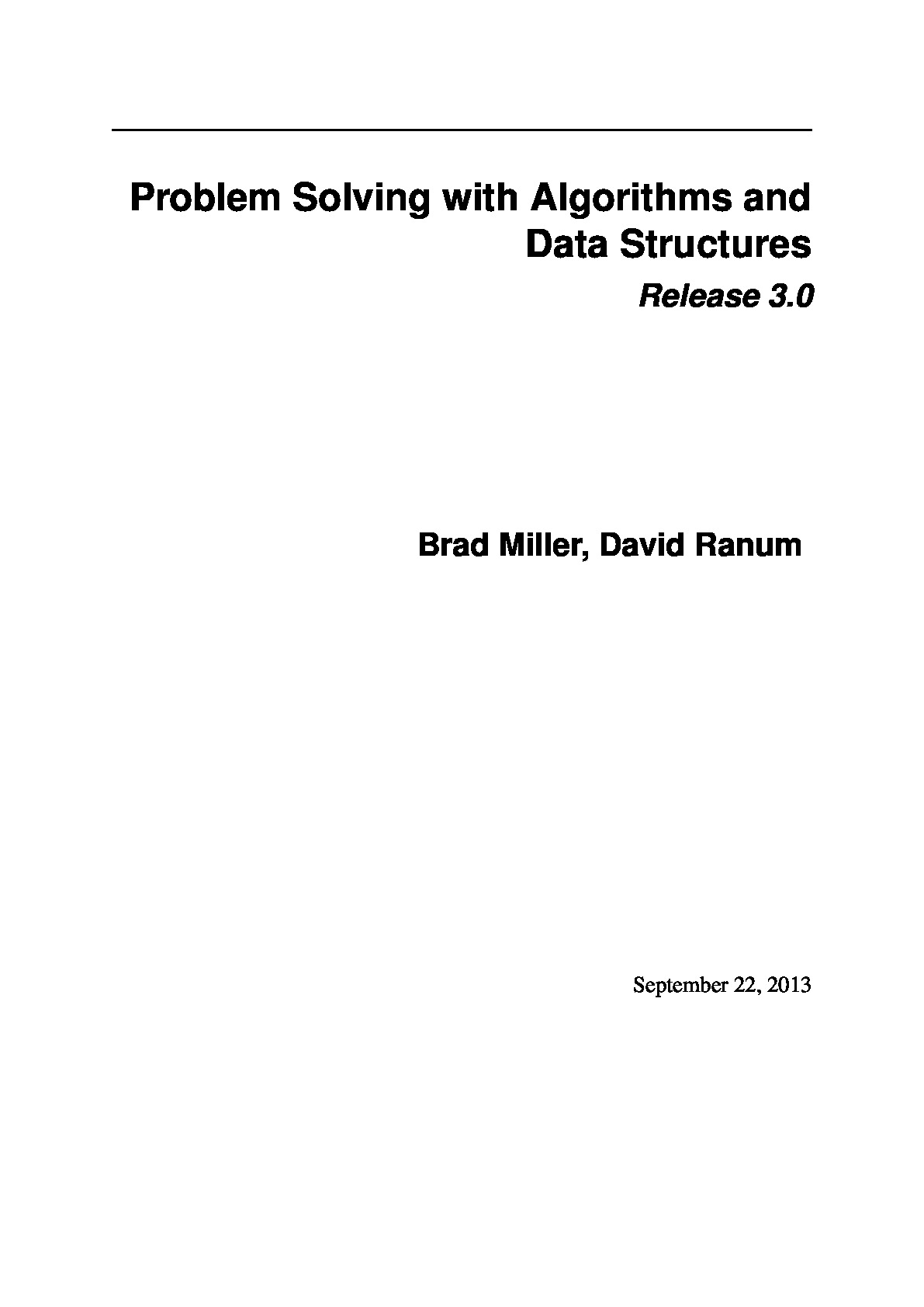 ProblemSolvingwithAlgorithmsandDataStructures