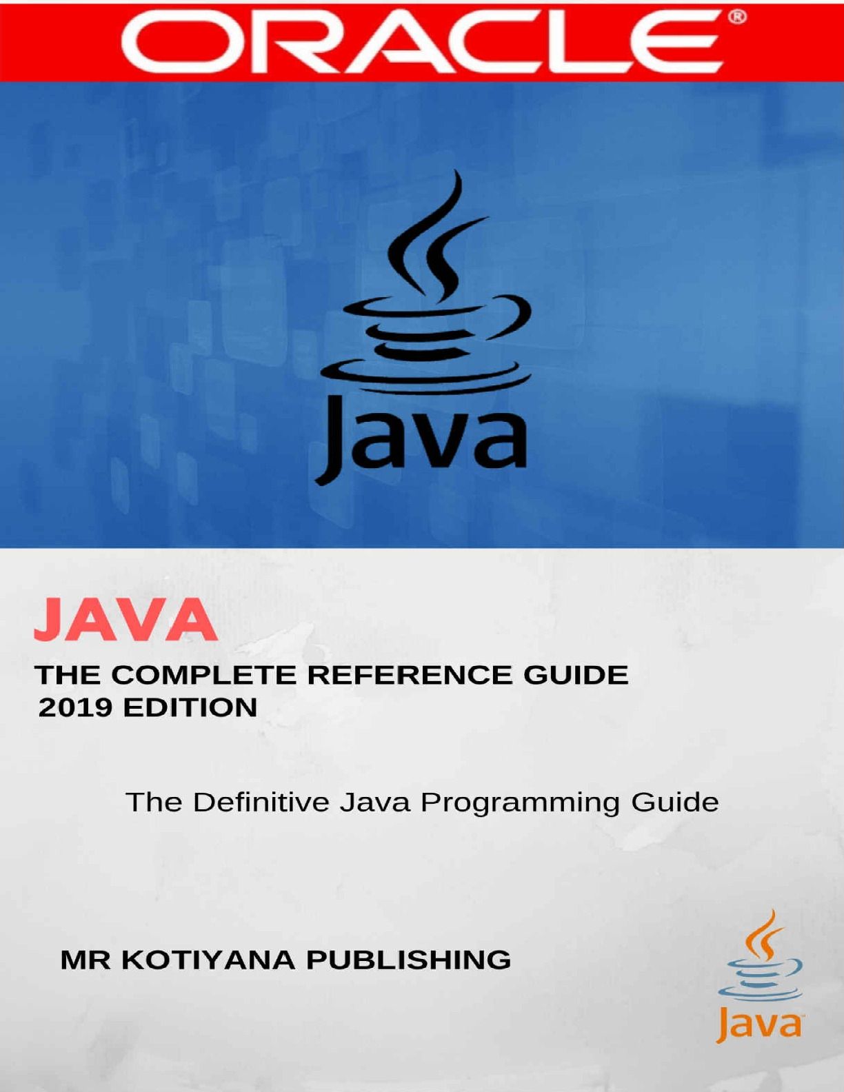 JAVA THE COMPLETE REFERENCE