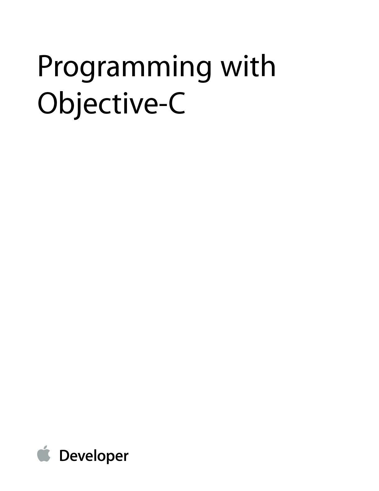 ProgrammingWithObjectiveC