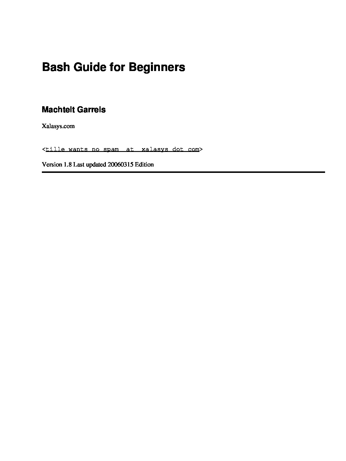 Bash-Beginners-Guide