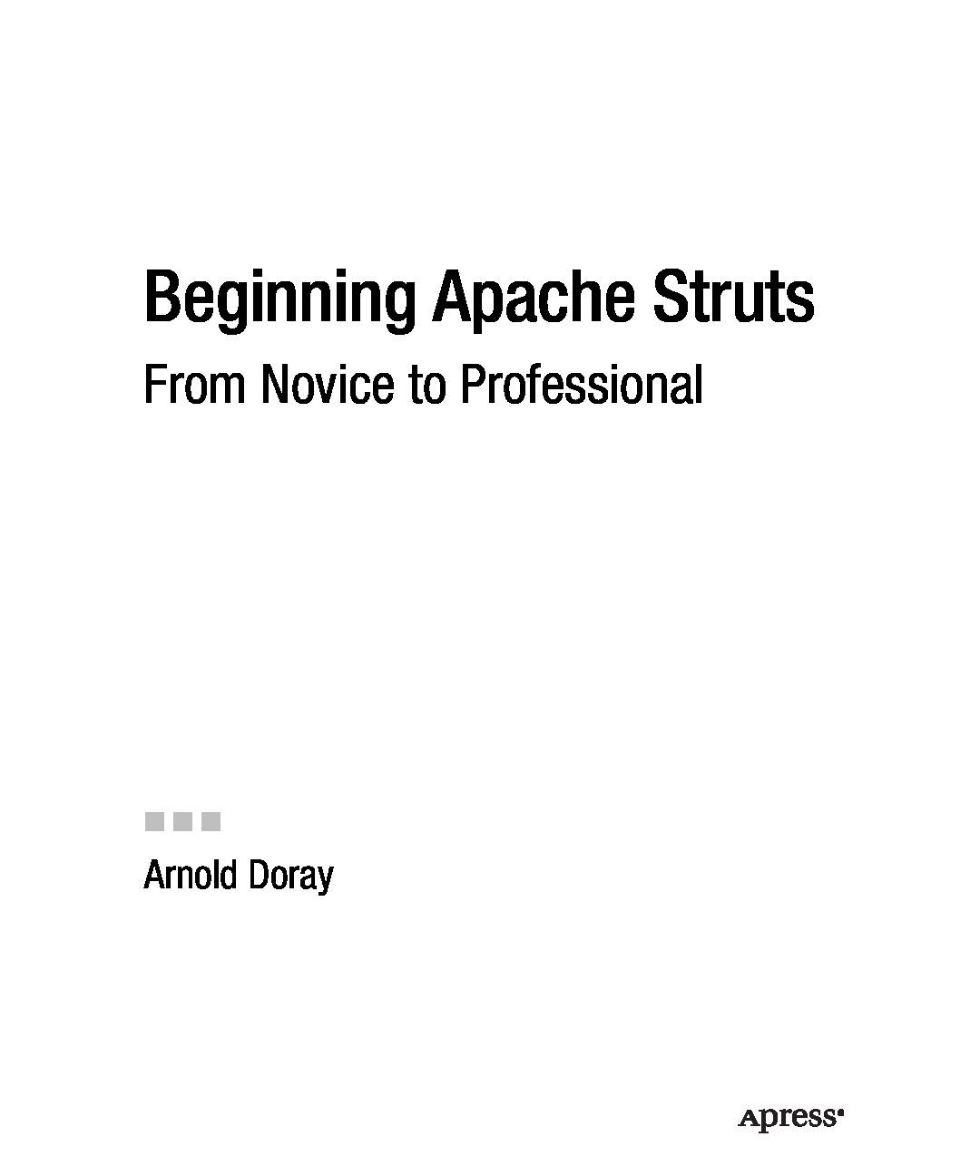 [JAVA][Beginning Apache Struts]