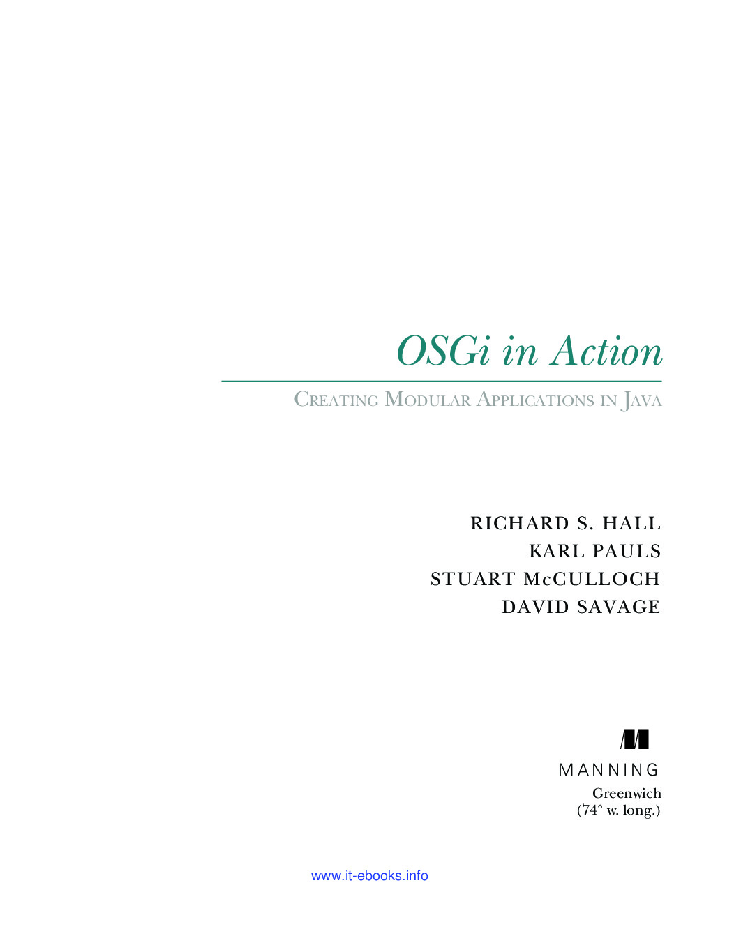 [JAVA][OSGi in Action]