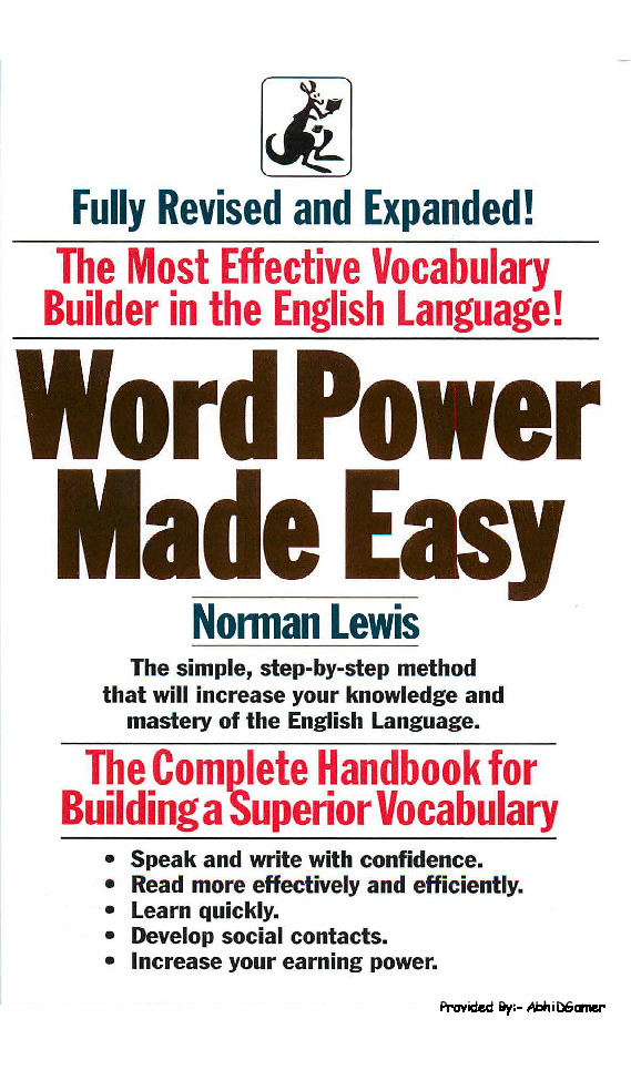 Word Power Made Easy Norman Lewis.PDF