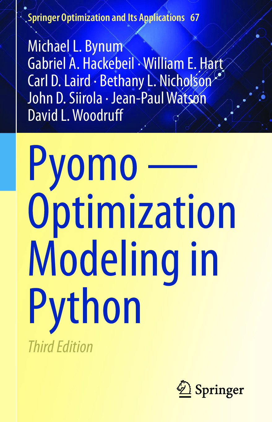Pyomo — Optimization Modeling in Python