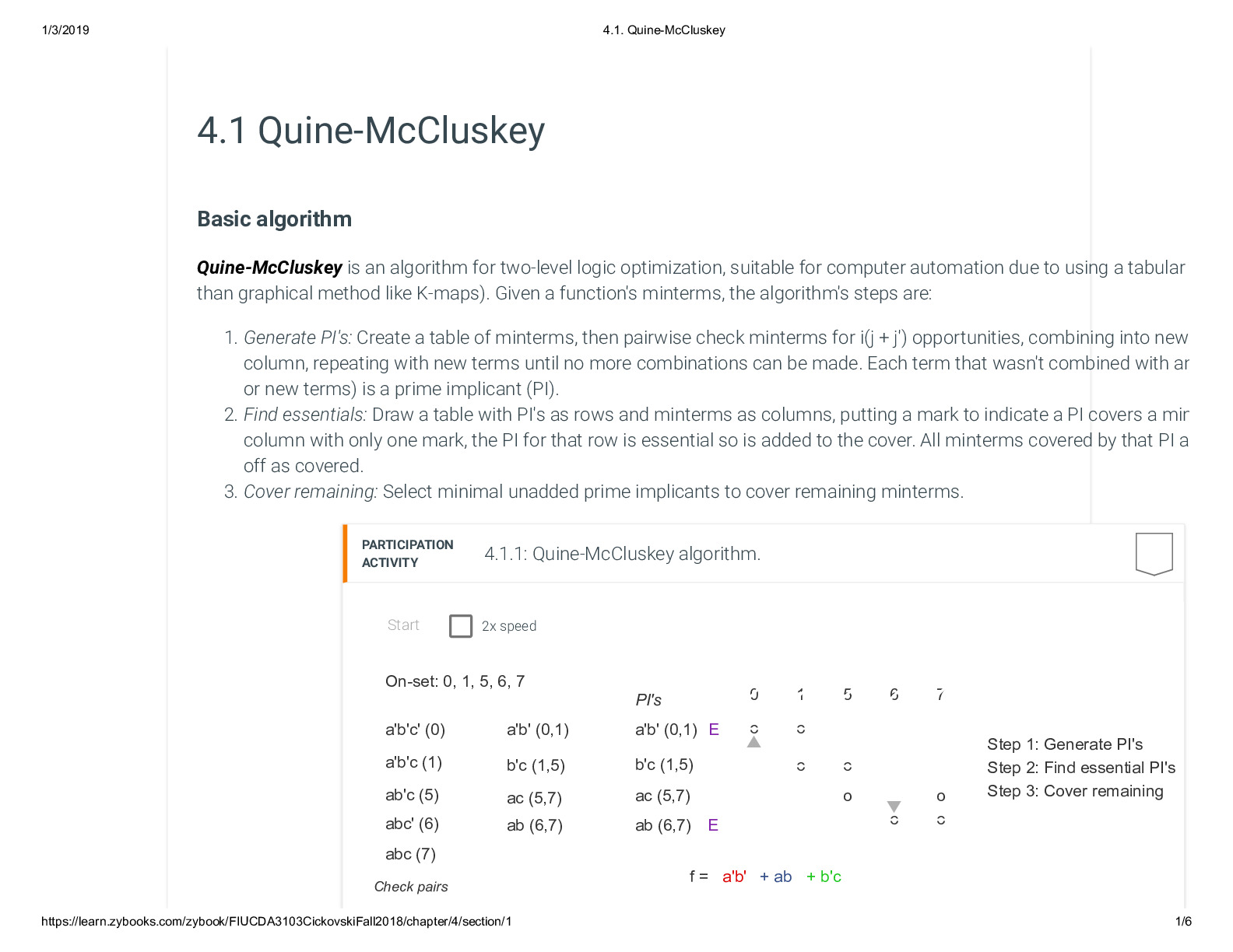 4.1. Quine-McCluskey