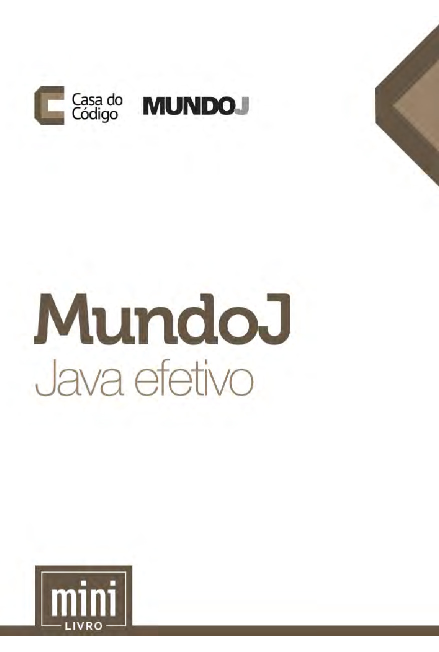 MundoJ – Java efetivo – Casa do Codigo