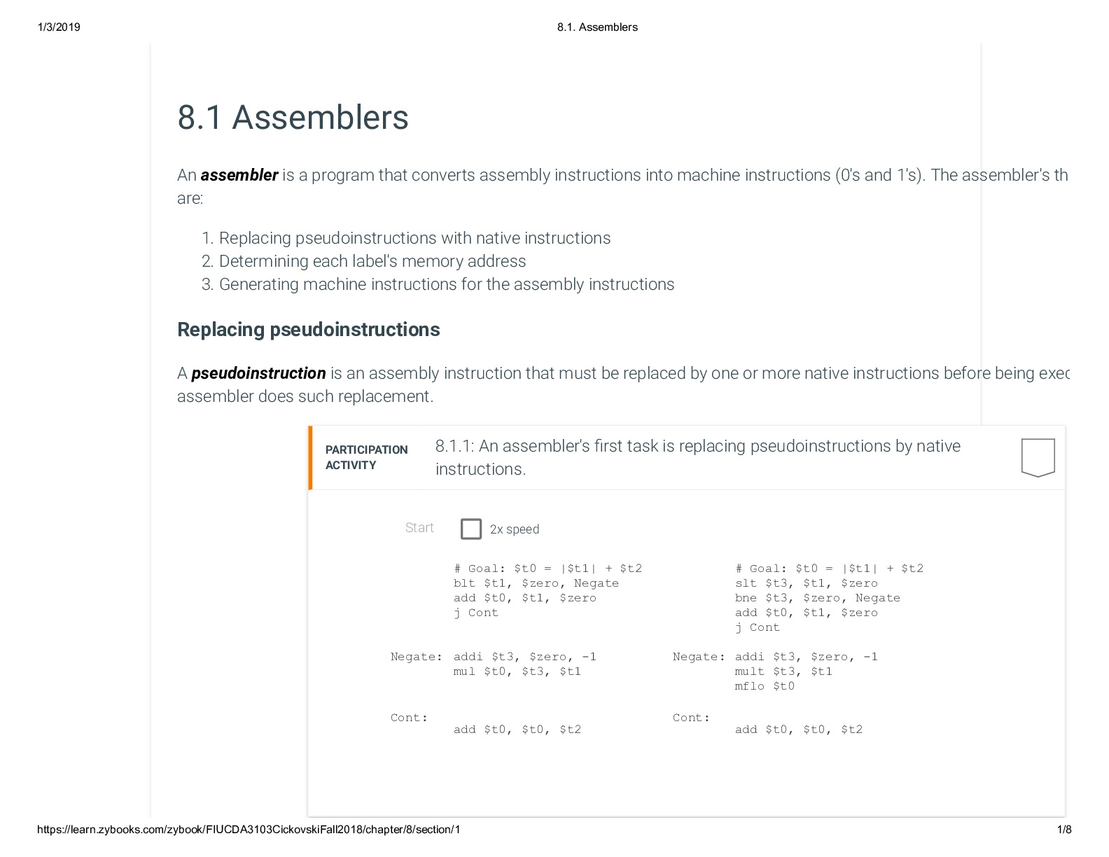 8.1. Assemblers