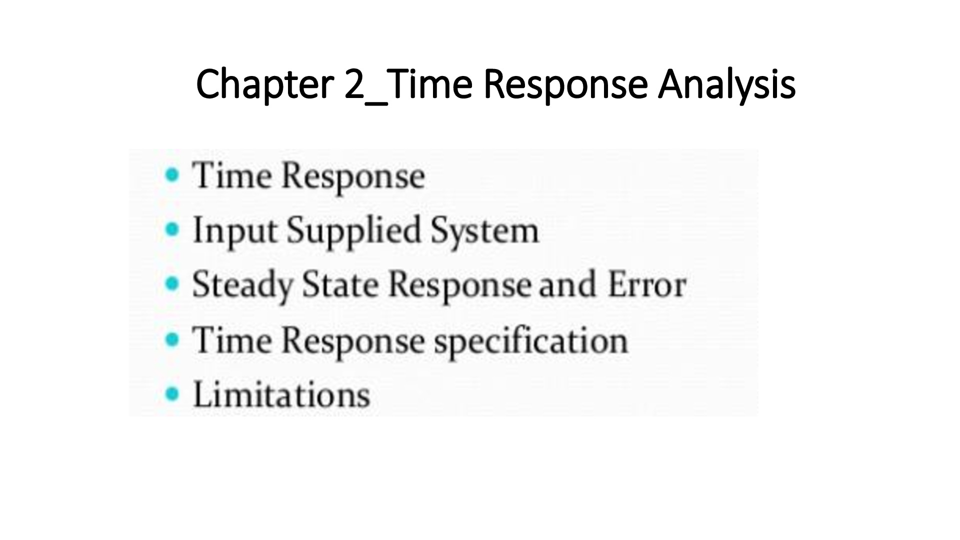 time-response-analysis