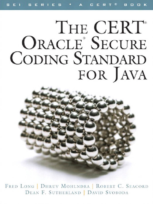 [JAVA][The CERT Oracle Secure Coding Standard for Java]