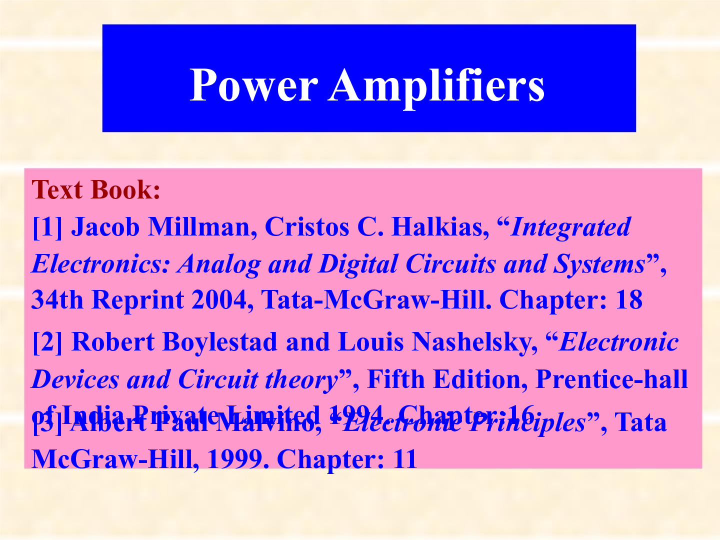 chapter 5-Power Amplifier Lecture 1.ppt