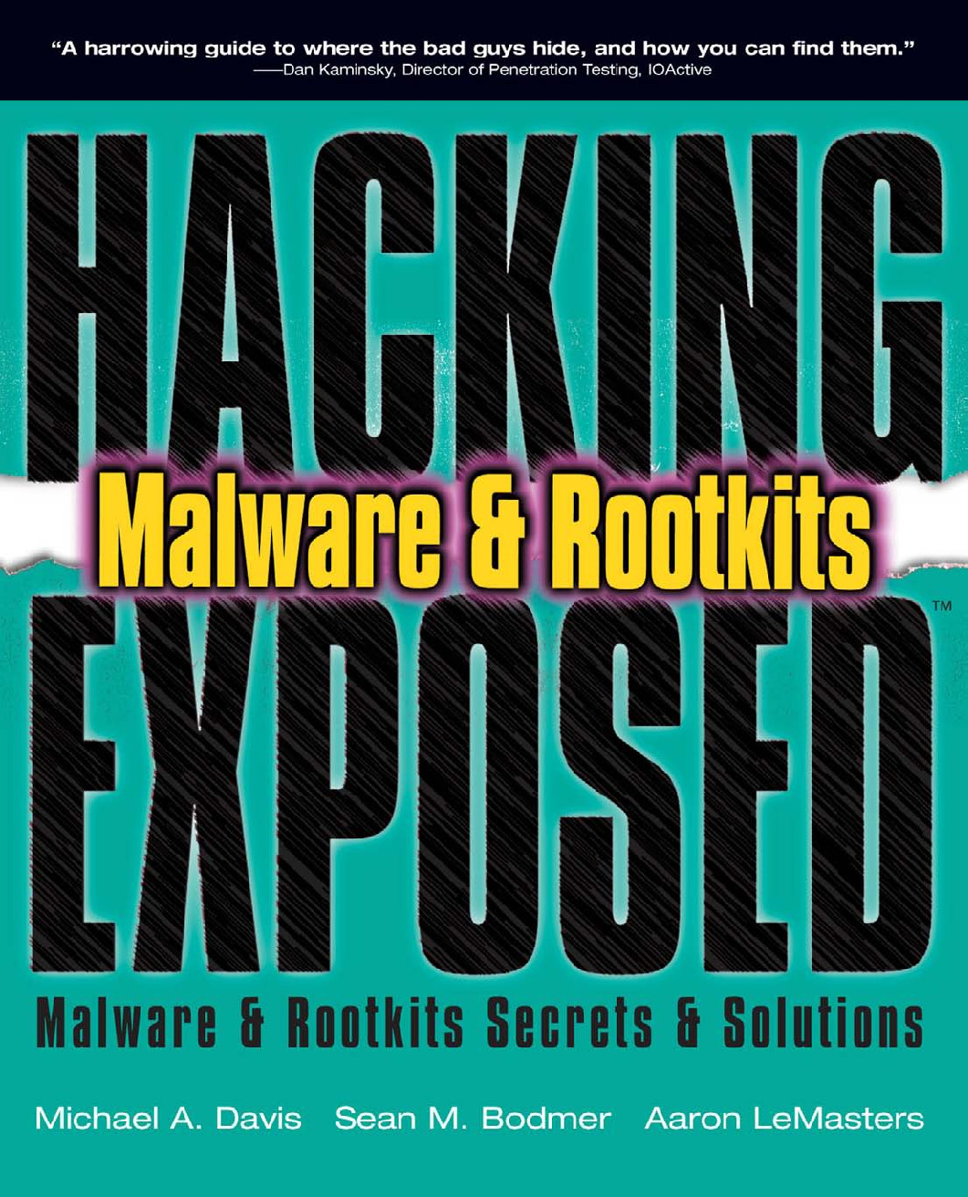 Hacking Exposed – Malware And Rootkits