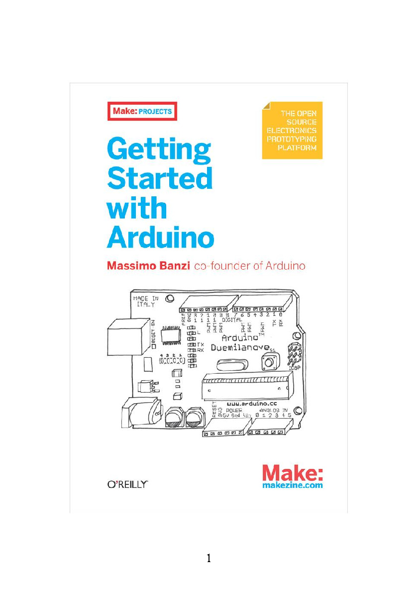 (Make_ Projects) Massimo Banzi – Getting Started with Arduino -Make (2008)