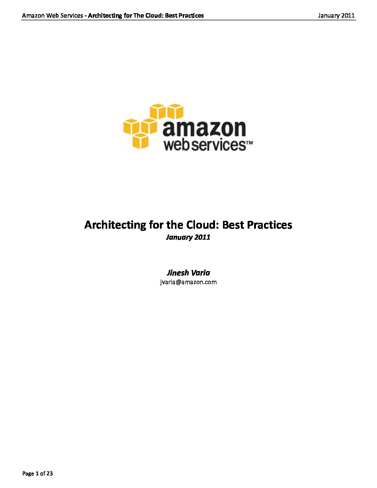 AWS_Cloud_Best_Practices
