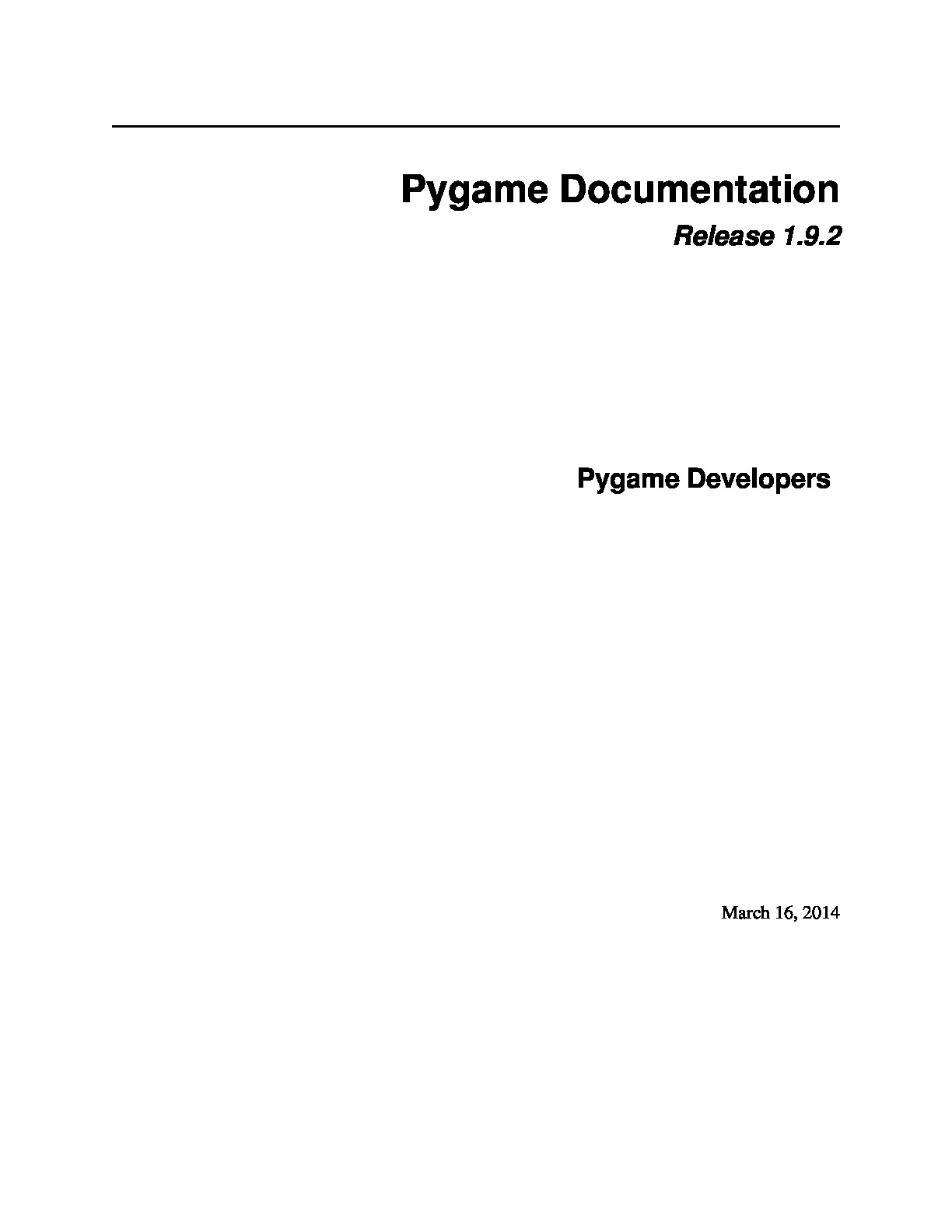 pygame_docs