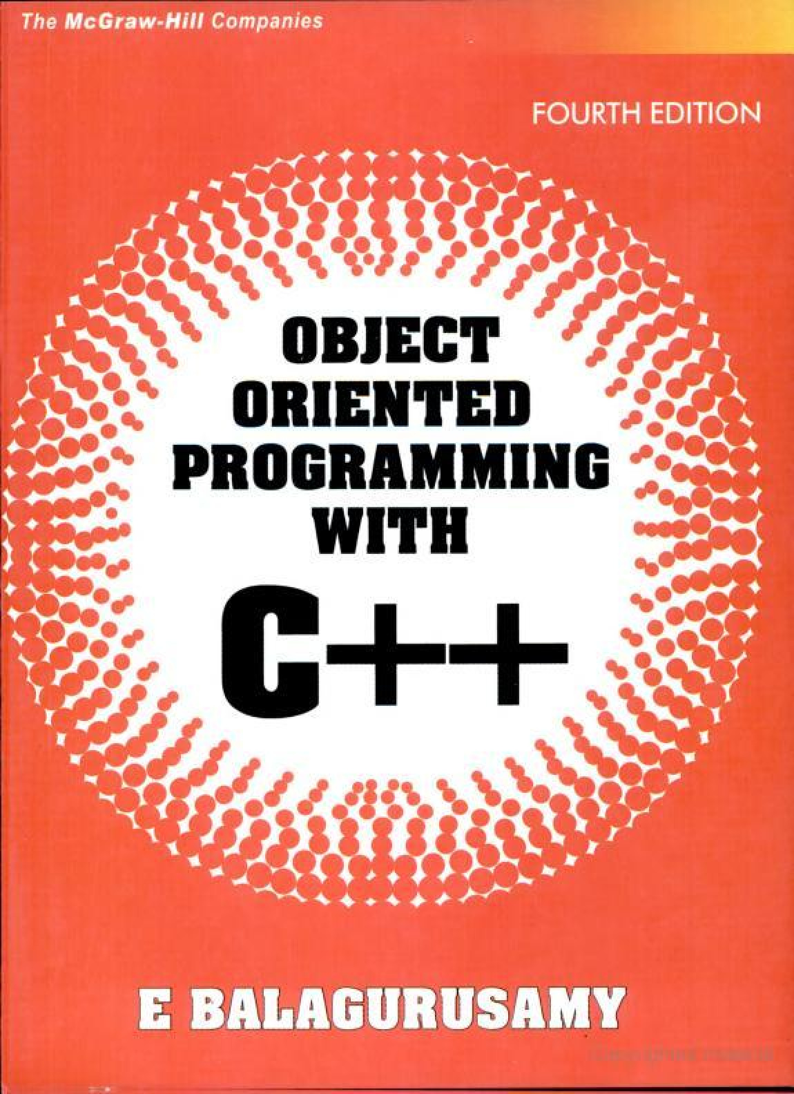 Balaguruswamy Object Oriented Programming With C++ Fourth Edition