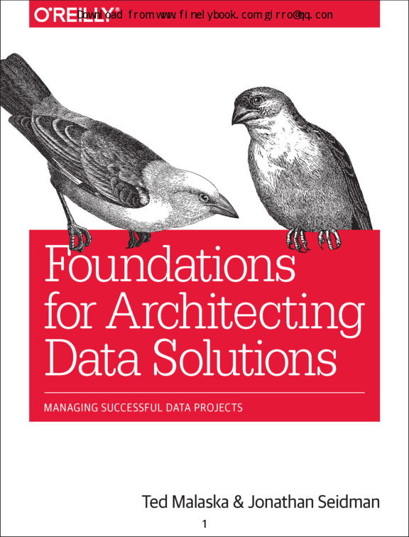 Foundations for Architecting Data Solutions  – Managing Successful Data Projects