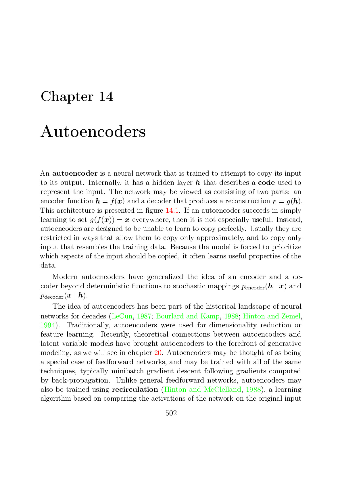 14 Autoencoders