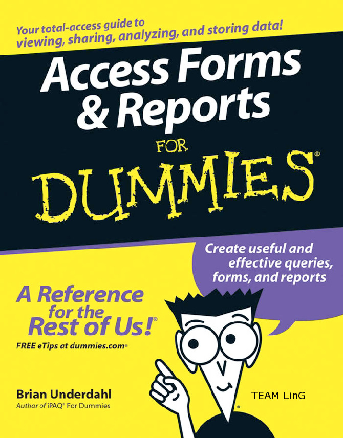 Access Forms & Reports for Dummies