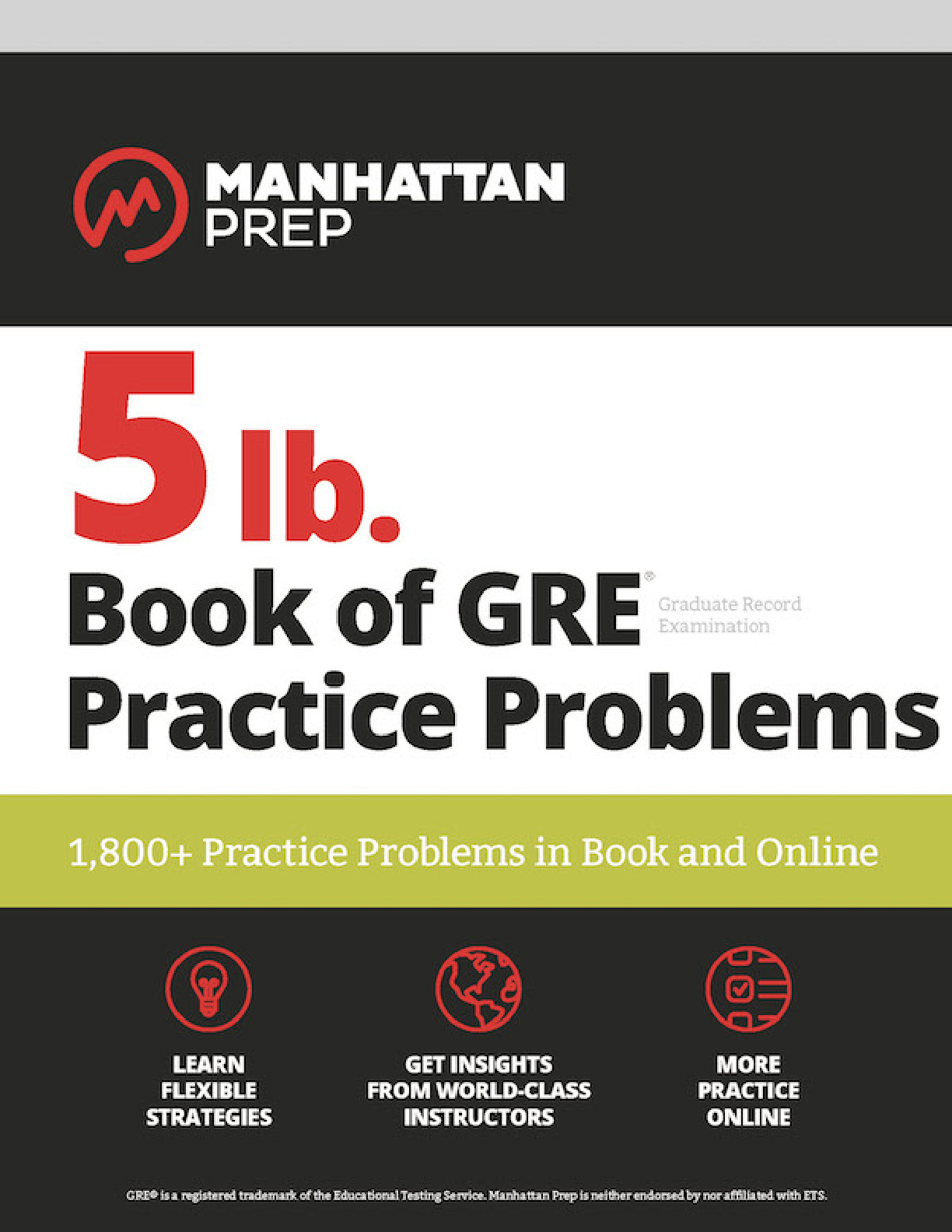 5 lb. Book of GRE Practice Problems