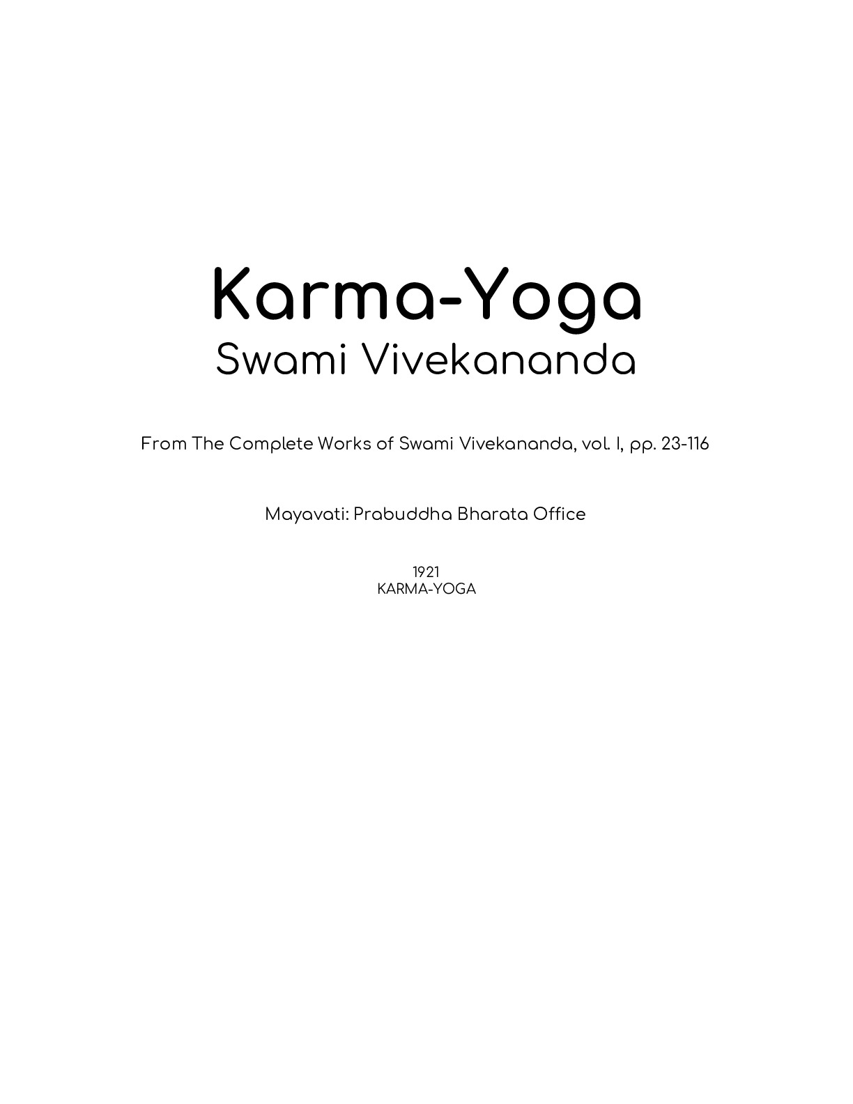 karma-yoga