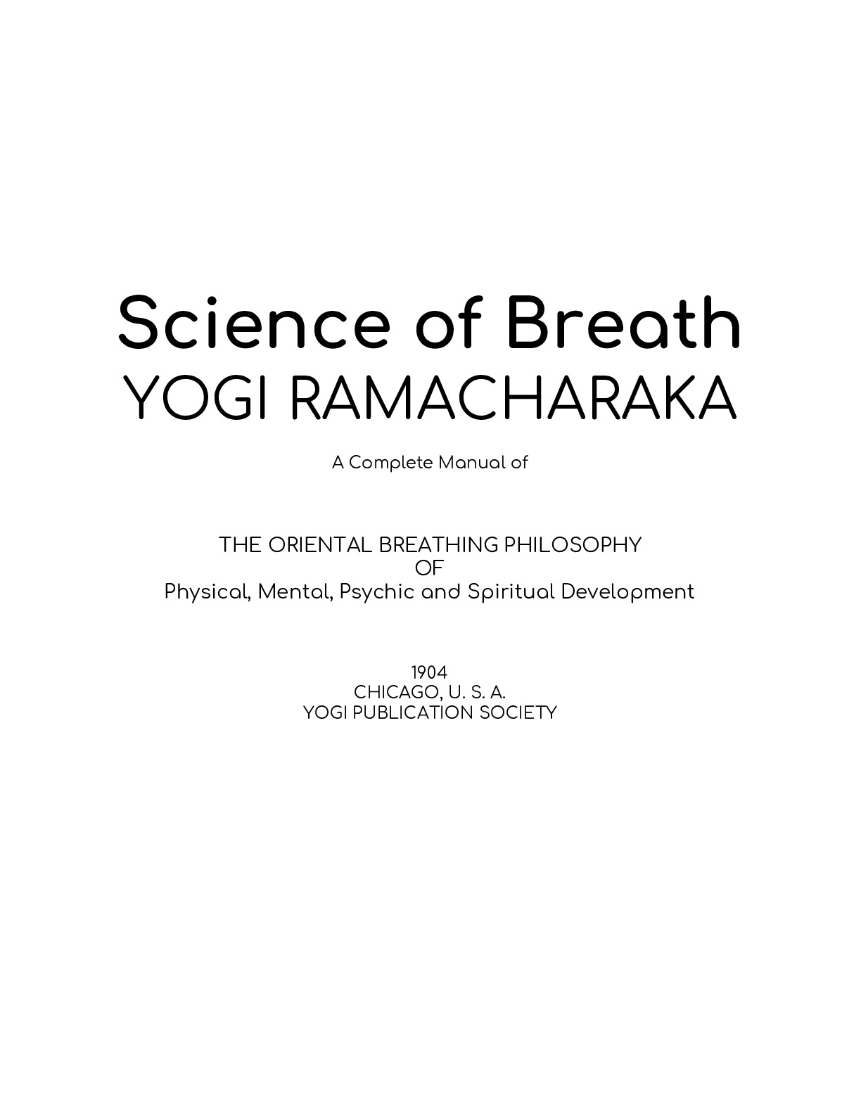 Science of Breath