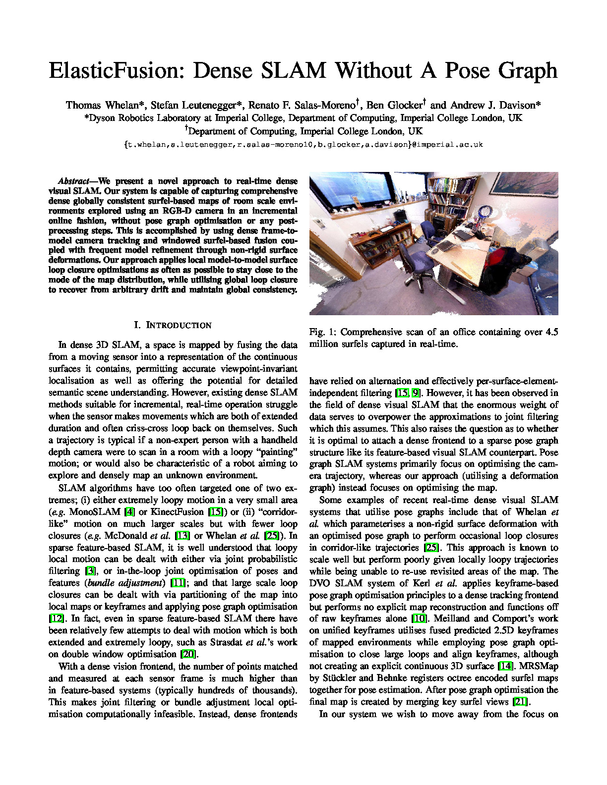 ElasticFusion_ Dense SLAM Without A Pose Graph-whelan2015rss