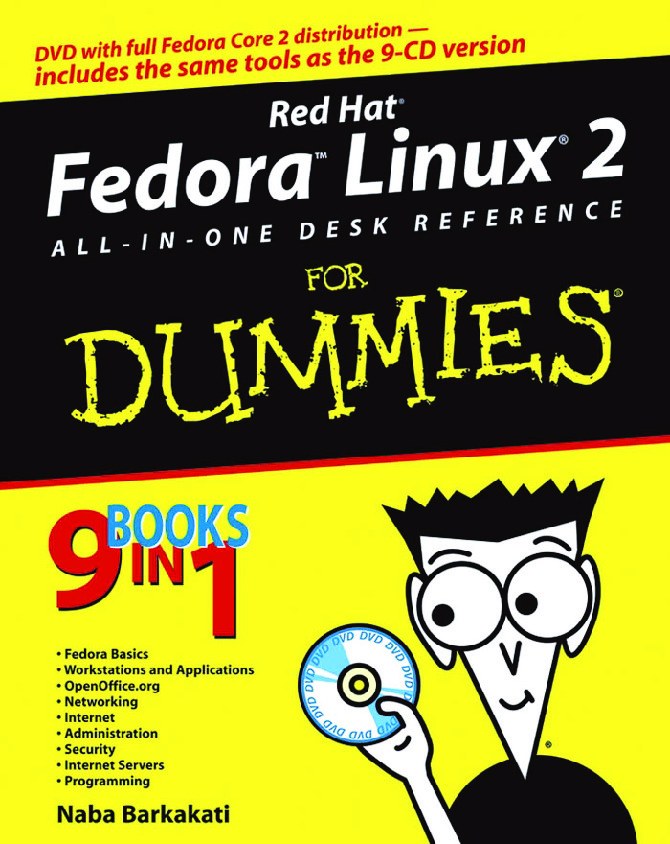 Red Hat Fedora Linux 2 All-in-One Desk Reference for Dummies