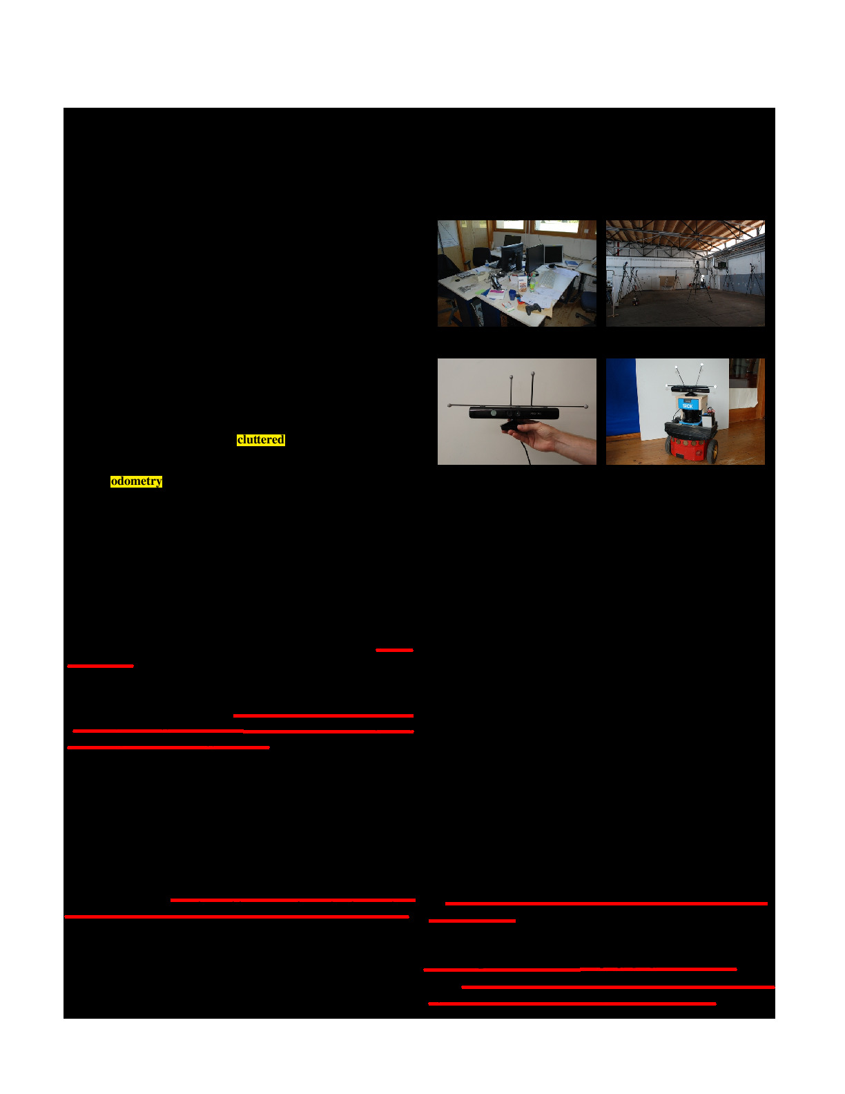 A Benchmark for the Evaluation of RGB-D SLAM Systems2012