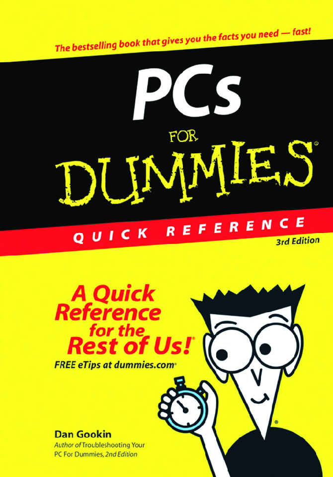 PCs for Dummies Quick Reference 3rd Edition