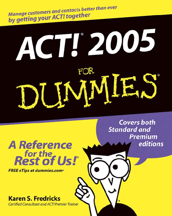 Act! 2005 for Dummies