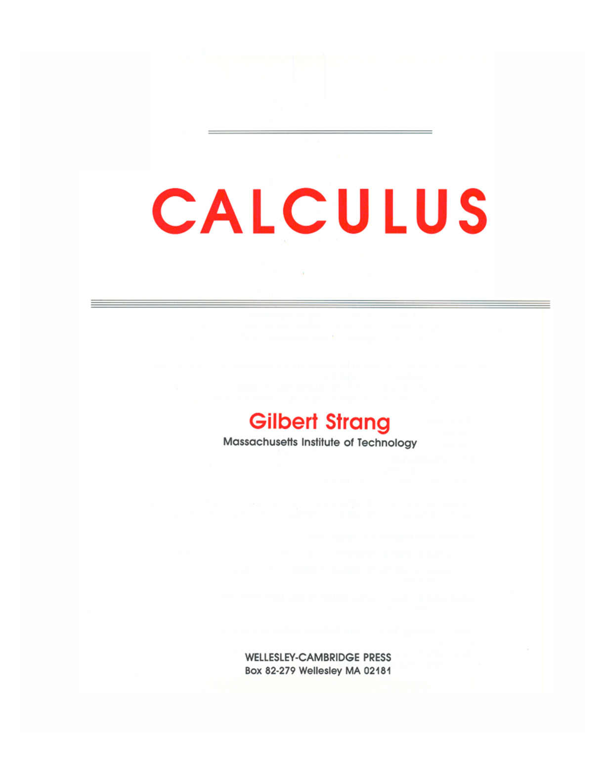 Calculus