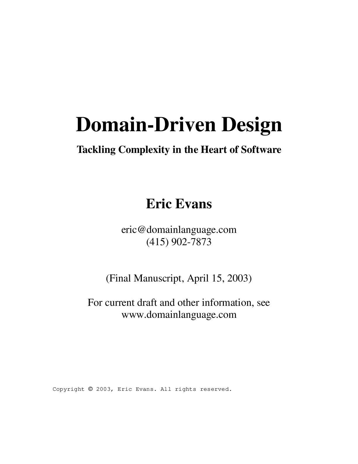 Domain-Driven Design_ Tackling – Eric Evans_14