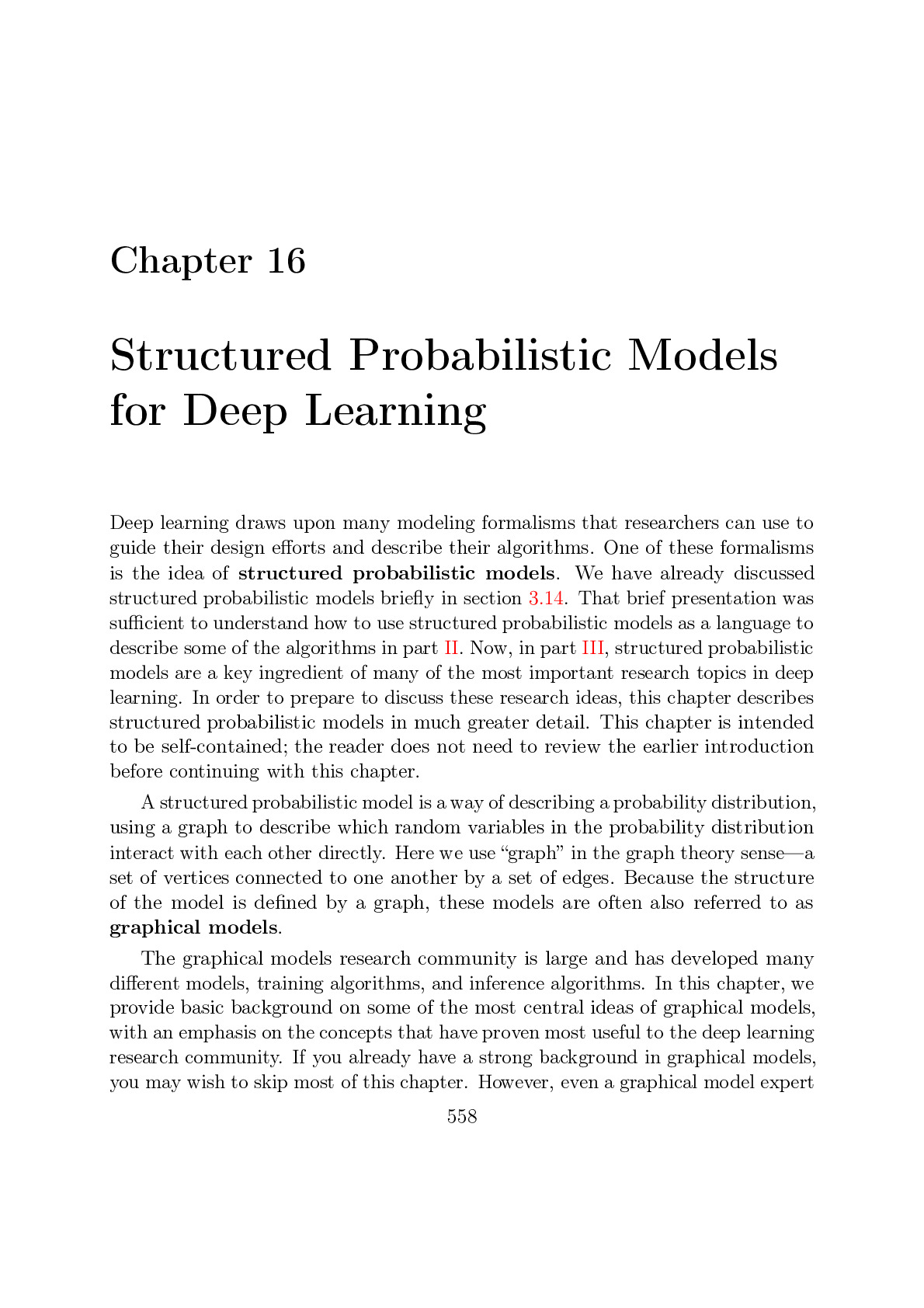16 Structured Probabilistic Models for Deep Learning