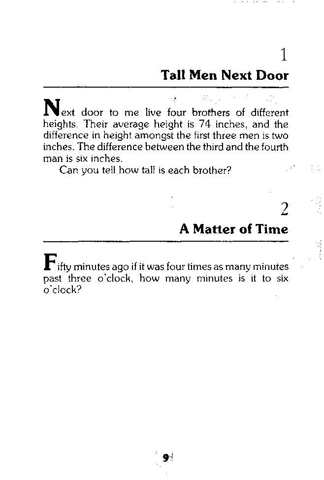 Shakuntala devi puzzles