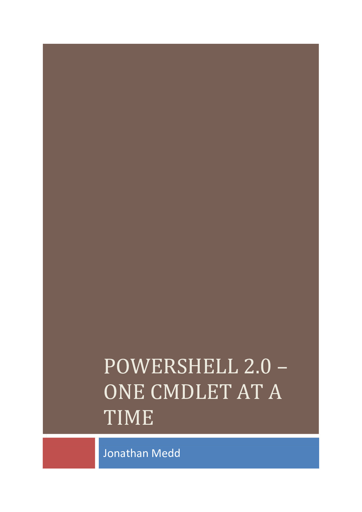PowerShell_2_One_Cmdlet_at_a_Time